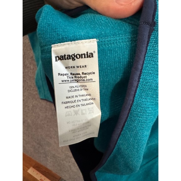 NWT Patagonia Womens Lightweight Better Sweater Marsupial Pullover Elwha Blue M - Picture 9 of 9